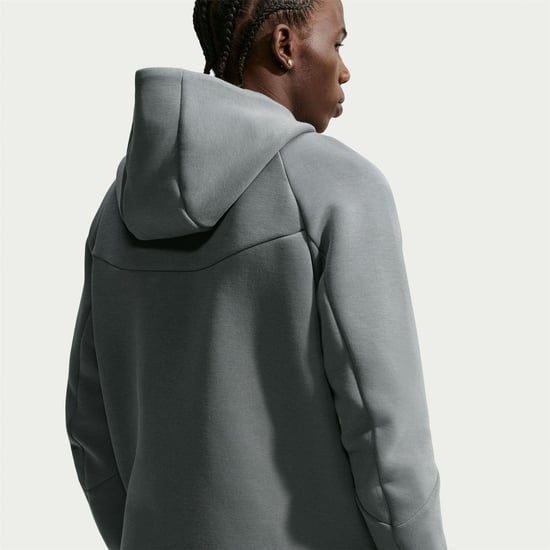 Nike - "Tech" Hoodie mit durchgehendem Reißverschluss für Herren (Rauch-Grau) - Image 2