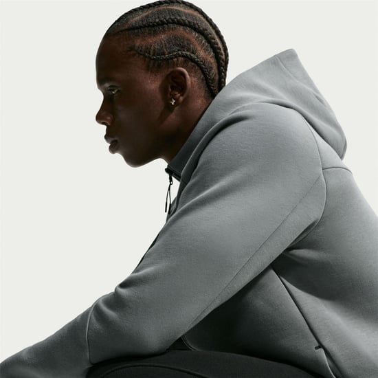 Nike - "Tech" Hoodie mit durchgehendem Reißverschluss für Herren (Rauch-Grau) - Image 3