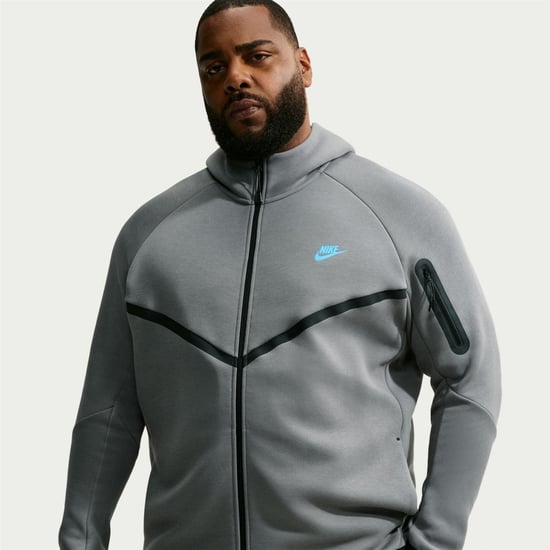 Nike - "Tech" Hoodie mit durchgehendem Reißverschluss für Herren (Rauch-Grau) - Image 4