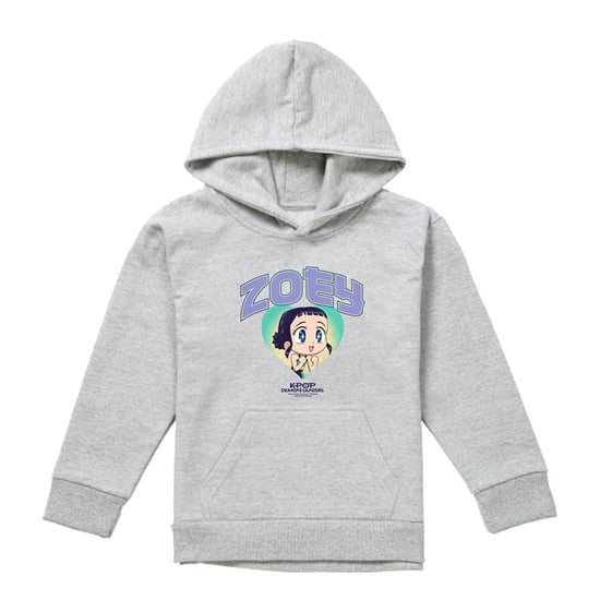 K-Pop Demon Hunters - Hoodie zum Überziehen für Kinder (Grau meliert) - Image 1