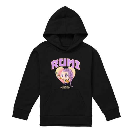 K-Pop Demon Hunters - "Huntrix" Hoodie zum Überziehen für Kinder (Schwarz) - Image 1