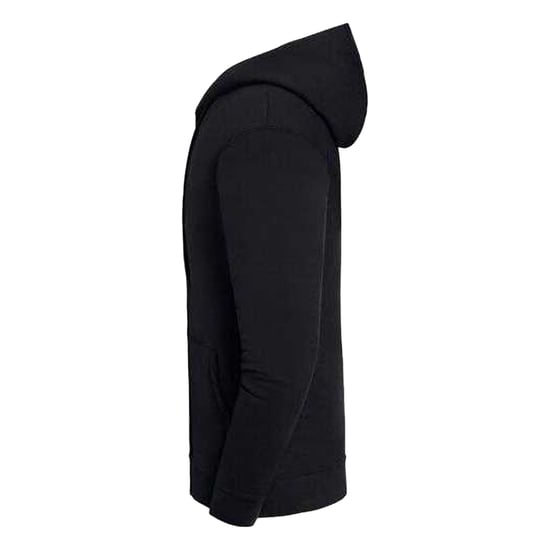 Fruit of the Loom - "Iconic Premium" Hoodie mit durchgehendem Reißverschluss für Herren/Damen Unisex (Schwarz) - Image 3