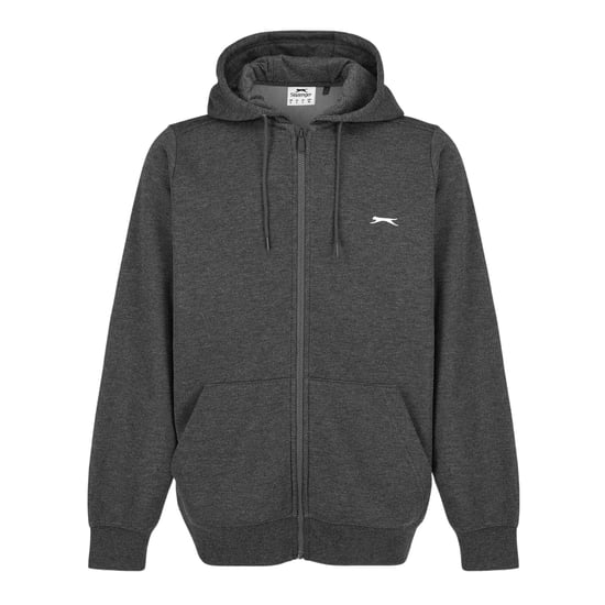 Slazenger - Hoodie mit durchgehendem Reißverschluss für Herren, Polyester-Baumwollmischgewebe (Holzkohle-Mergel) - Image 1