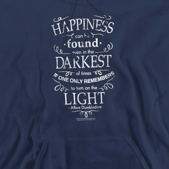 Harry Potter - "Happiness Can Be Found" Kapuzenpullover für Herren/Damen Unisex (Marine) - Image 3