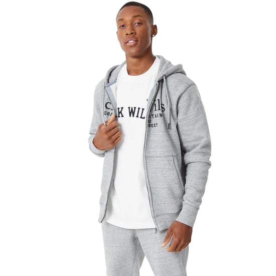 Jack Wills - "Pinebrook" Hoodie mit durchgehendem Reißverschluss für Herren (Grau meliert) - Image 2