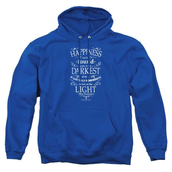Harry Potter - "Happiness Can Be Found" Kapuzenpullover für Herren/Damen Unisex (Königsblau) - Image 1