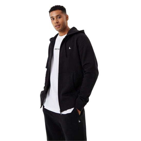 Jack Wills - "Pinebrook" Hoodie mit durchgehendem Reißverschluss für Herren (Schwarz) - Image 2