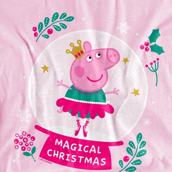 Peppa Pig - "Magical" T-Shirt für Kinder - weihnachtliches Design (Hellrosa) - Image 3