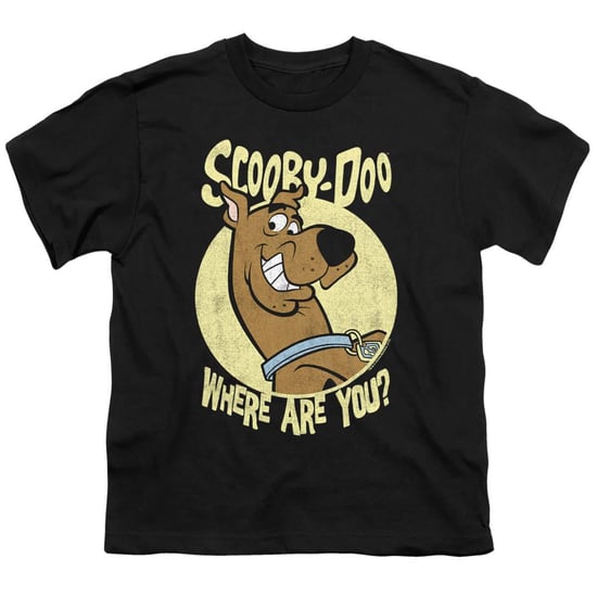 Scooby Doo - "Where Are You?" T-Shirt für Kinder (Schwarz) - Image 1