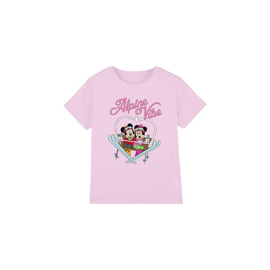 Disney - "Alpine Vibes" T-Shirt für Kinder (Pink) - Image 1
