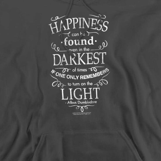 Harry Potter - "Happiness Can Be Found" Kapuzenpullover für Herren/Damen Unisex (Holzkohle) - Image 3