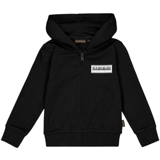 Napapijri - Hoodie mit durchgehendem Reißverschluss für Kinder, Fensterleder (Schwarz) - Image 1