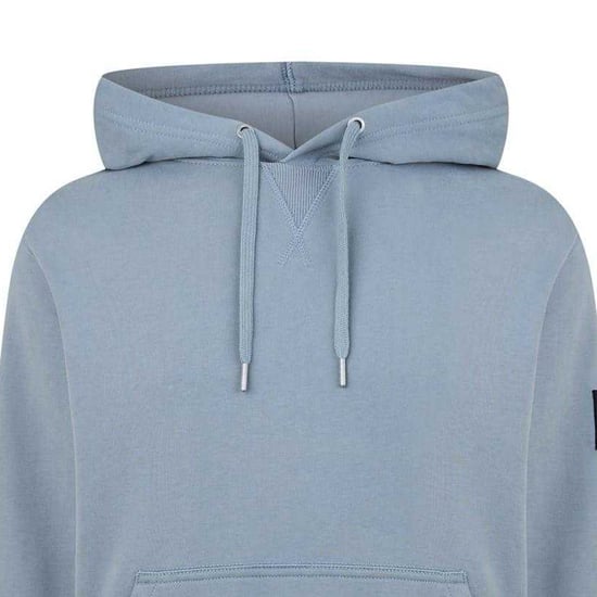 Calvin Klein - Kapuzenpullover für Herren, Abzeichen (Bewölkt Grau) - Image 3