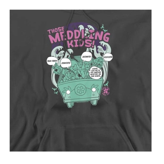 Scooby Doo - "Meddling Since 1969" Kapuzenpullover für Herren/Damen Unisex (Holzkohle) - Image 3