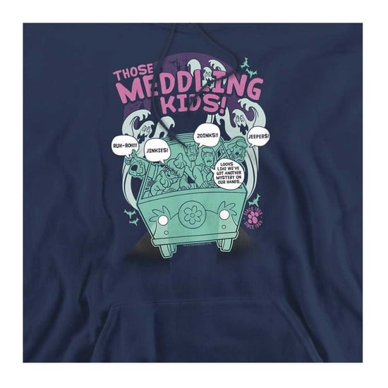 Scooby Doo - "Meddling Since 1969" Kapuzenpullover für Herren/Damen Unisex (Marine) - Image 3