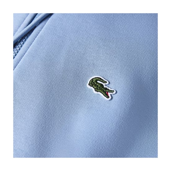 Lacoste - "Basic" Hoodie mit durchgehendem Reißverschluss für Herren, Baumwollmischung (Blau) - Image 3