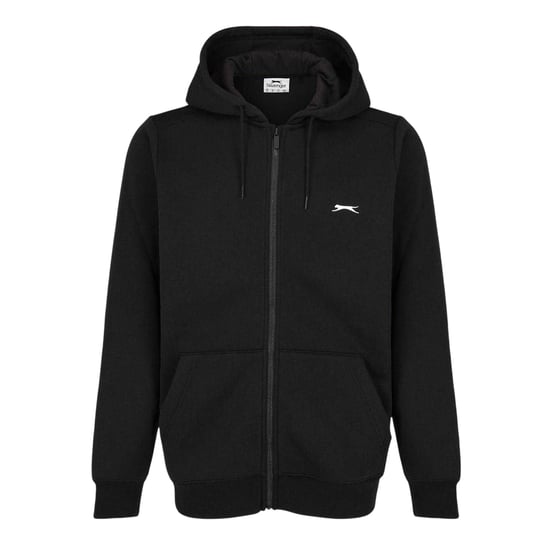 Slazenger - Hoodie mit durchgehendem Reißverschluss für Herren, Polyester-Baumwollmischgewebe (Schwarz) - Image 2
