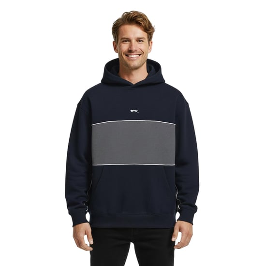 Slazenger - Kapuze mit Kordelzug für Herren (Marine) - Image 4