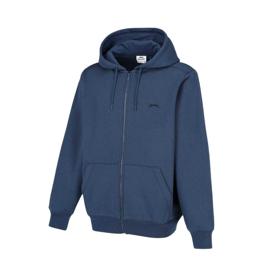 Slazenger - Hoodie mit durchgehendem Reißverschluss für Herren, Polyester-Baumwollmischgewebe (Stahlblau) - Image 3