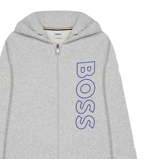 Boss - Kapuzenjacke für Kinder, Regulär (Grau) - Image 3