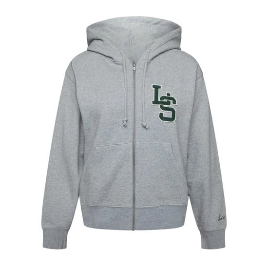 Levis - Hoodie mit durchgehendem Reißverschluss für Damen (Grau meliert) - Image 1