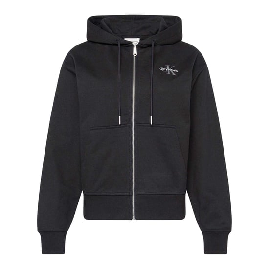 Calvin Klein - Hoodie mit durchgehendem Reißverschluss für Damen (Schwarz) - Image 2