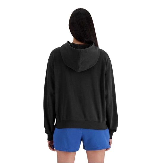 New Balance - Kapuzenpullover für Damen, Sweatshirt-Stoff (Schwarz) - Image 2