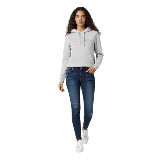 Jack Wills - Kapuzenpullover für Damen, Logo (Grau meliert) - Image 1