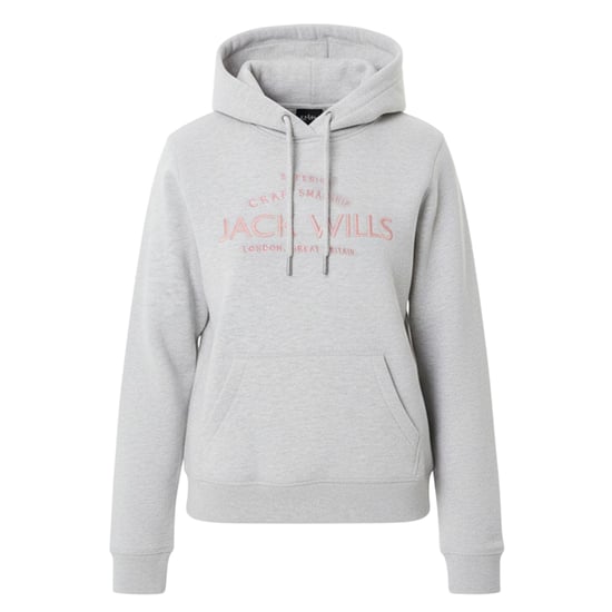Jack Wills - Kapuzenpullover für Damen, Logo (Grau meliert) - Image 2