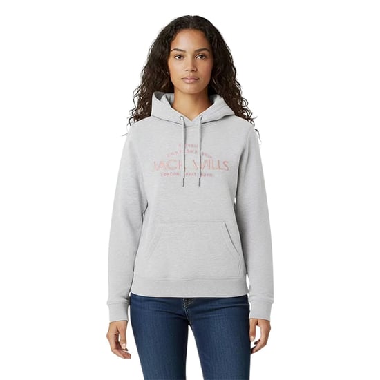 Jack Wills - Kapuzenpullover für Damen, Logo (Grau meliert) - Image 4