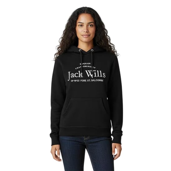 Jack Wills - Kapuzenpullover für Damen, Logo (Schwarz) - Image 4