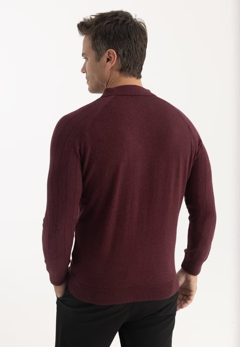 Pullover Pullover Mit Polokragen Und Reißverschluss - Image 5
