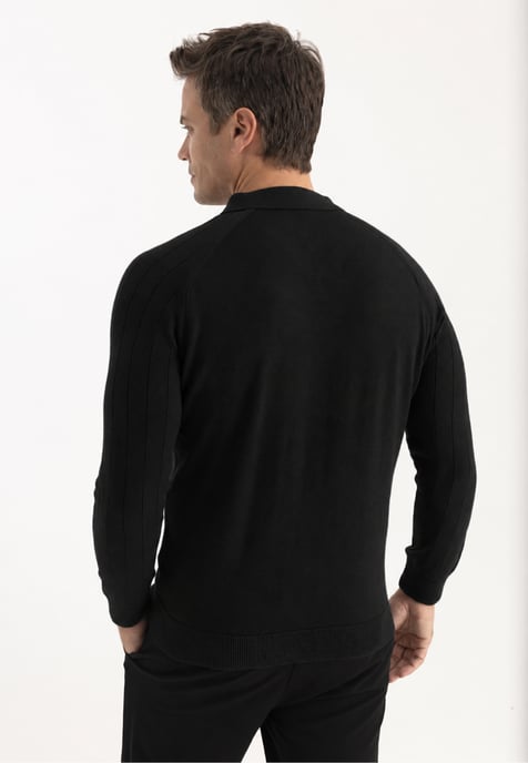 Pullover Pullover Mit Polokragen Und Reißverschluss - Image 5