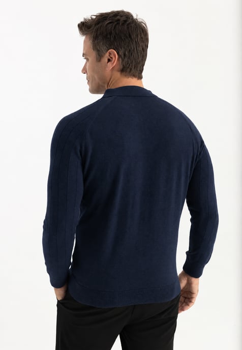 Pullover Pullover Mit Polokragen Und Reißverschluss - Image 5