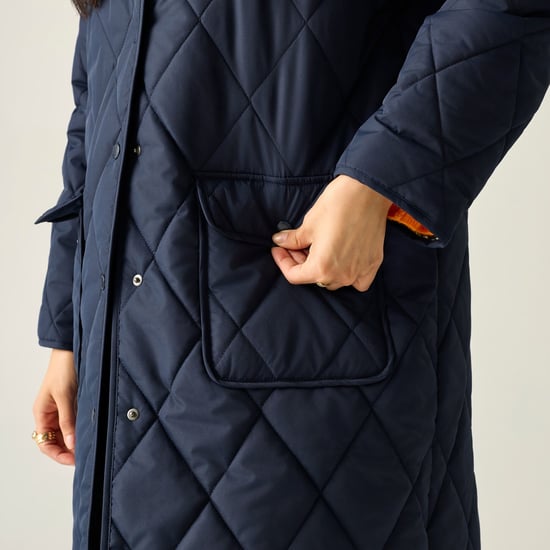 Regatta - "Orla Kiely" Jacke für Damen, Midi-Länge (Marine) - Image 3