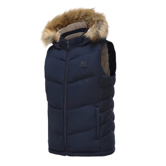 SoulCal - Weste für Damen, Reißverschlusstasche (Marine) - Image 3