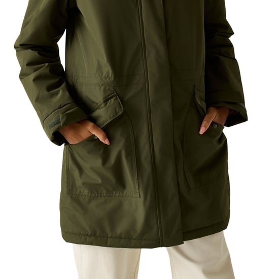 Regatta - "Sophia" Jacke, wasserfest für Damen, Isoliert (Dunkel-Khaki) - Image 4
