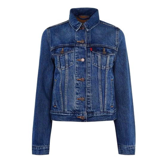 Levis - "Ex" Truckerjacke für Damen, Boyfriend - locker geschnitten (Marine) - Image 1