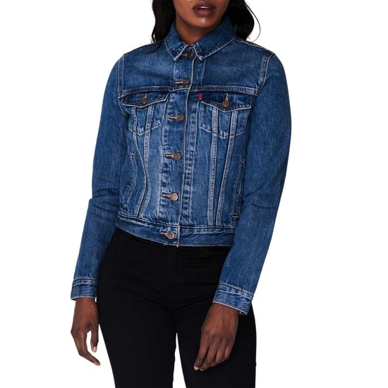 Levis - "Ex" Truckerjacke für Damen, Boyfriend - locker geschnitten (Marine) - Image 3