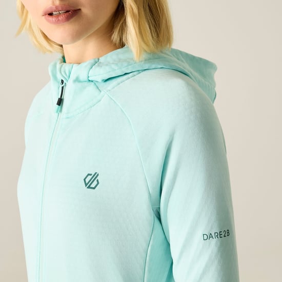 Dare 2B - "Ventura" Midlayer für Damen, mit Kapuze, Stretch (Wasser Blau) - Image 5