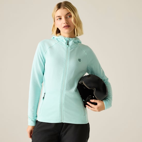 Dare 2B - "Ventura" Midlayer für Damen, mit Kapuze, Stretch (Wasser Blau) - Image 6