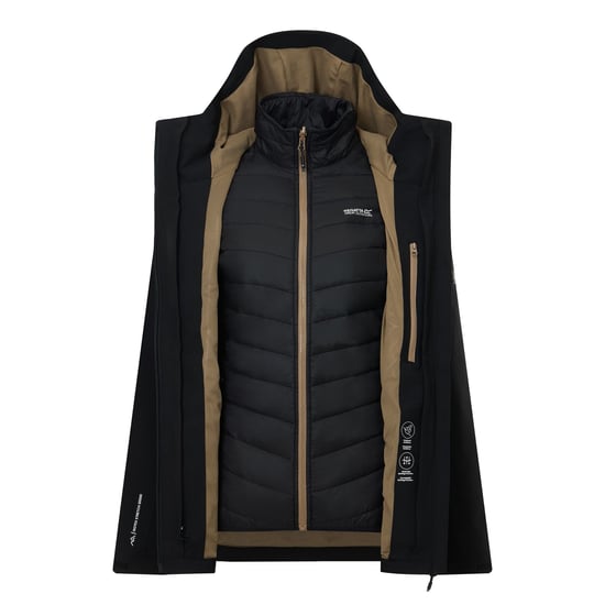 Regatta - "Wentwood" Jacke für Damen (Schwarz/Mokka) - Image 5