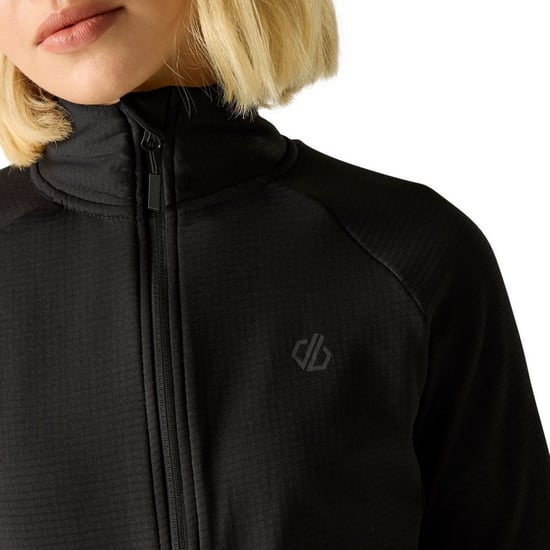 Dare 2B - "Lowline" Midlayer für Damen, Durchgehender Reißverschluss, Core Stretch (Schwarz) - Image 4