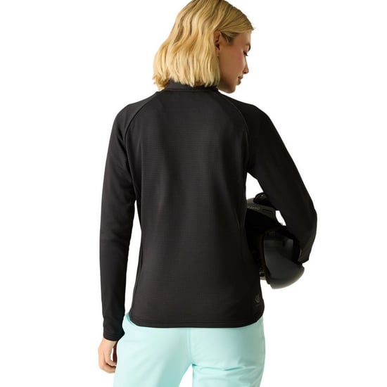 Dare 2B - "Lowline" Midlayer für Damen, Durchgehender Reißverschluss, Core Stretch (Schwarz) - Image 6