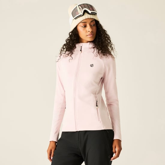 Dare 2B - "Ventura" Midlayer für Damen, mit Kapuze, Stretch (Rosa Nebel) - Image 1