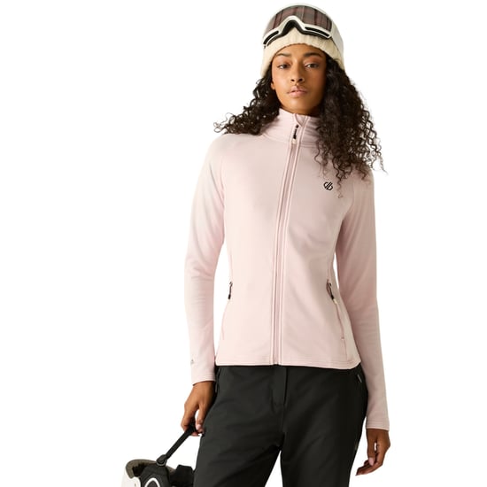 Dare 2B - "Lowline" Midlayer für Damen, Durchgehender Reißverschluss, Core Stretch (Rosa Nebel) - Image 1