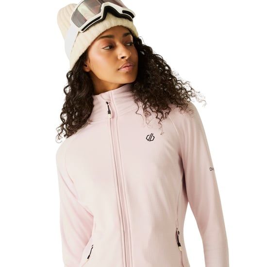 Dare 2B - "Lowline" Midlayer für Damen, Durchgehender Reißverschluss, Core Stretch (Rosa Nebel) - Image 5