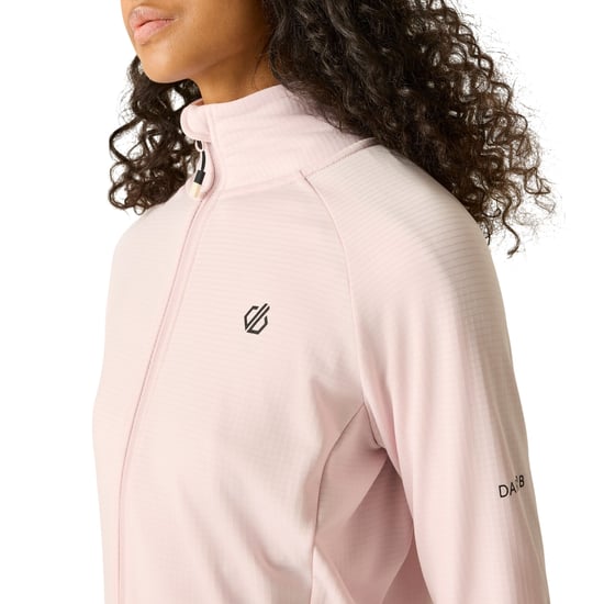 Dare 2B - "Lowline" Midlayer für Damen, Durchgehender Reißverschluss, Core Stretch (Rosa Nebel) - Image 6