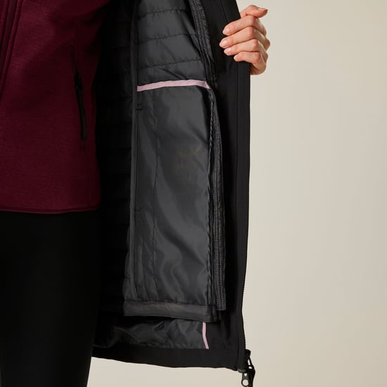Regatta - "Denbury" Jacke für Damen, 3 in 1 (Schwarz/Asche) - Image 4