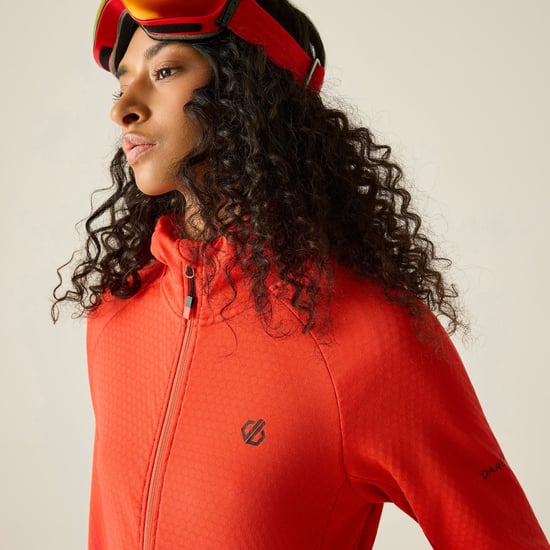 Dare 2B - "Ventura" Midlayer für Damen, mit Kapuze, Stretch (Granatapfel-Rot) - Image 6